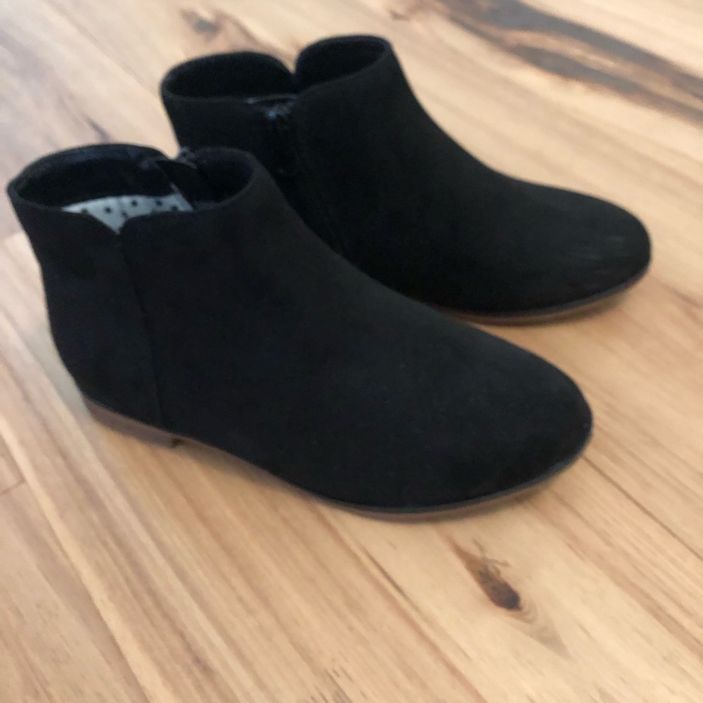 Classic Black Suede Ankle Boots